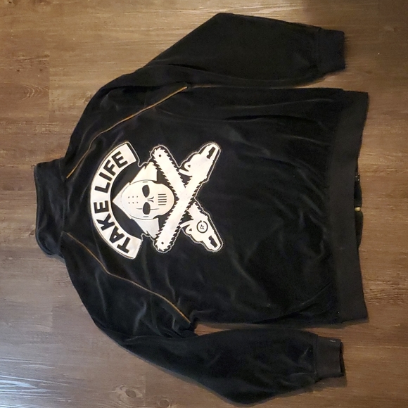 LRG Lifted Research Group "Take Life" Velour Jacket - Picture 10 of 14
